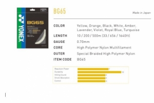 BG65 coil 200m white