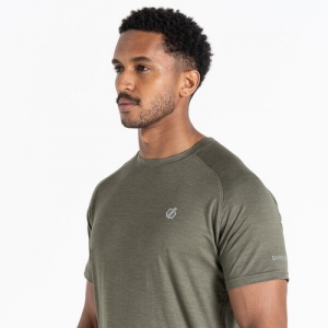 Persist Tee LchenGrnMrl-RSF